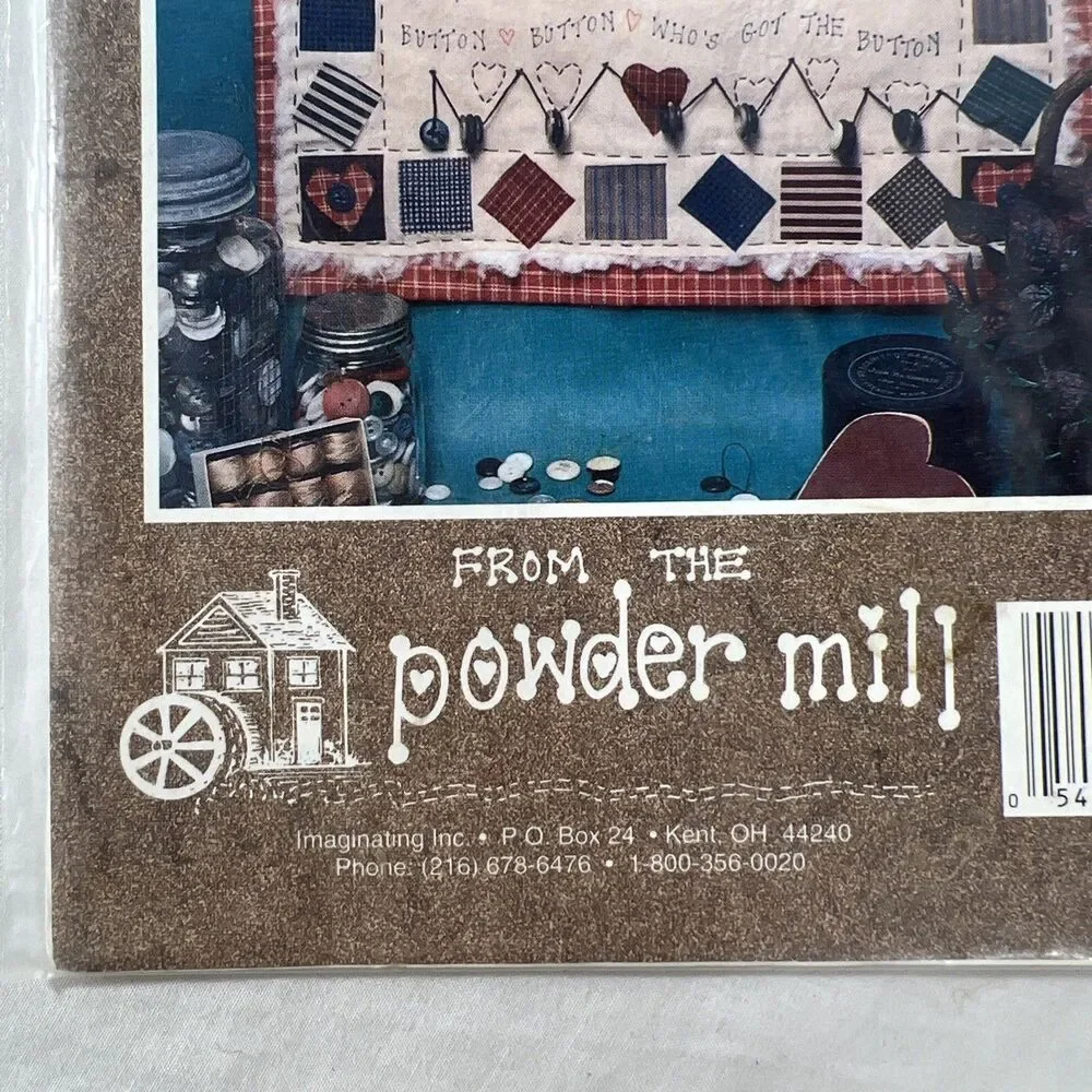 Button Button - Powder Mill - Quilt Pattern - Patriotic - Americana - NEW